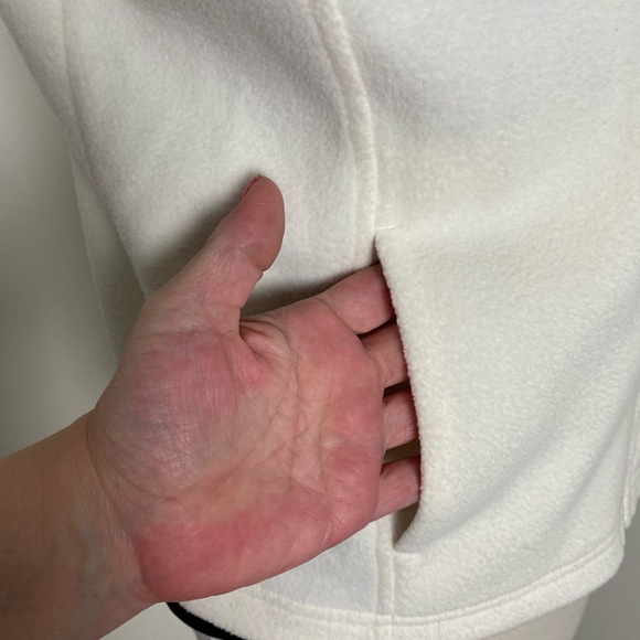 Hike bike boat in this spring vest by Made for Life cream zip up pockets vest M - Picture 3 of 9